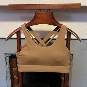 Women's Tan Sports Bra